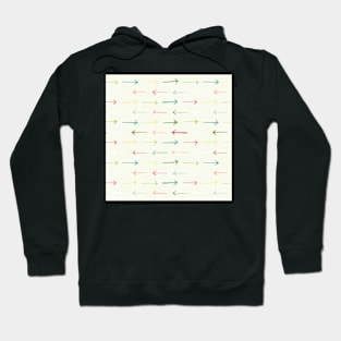 Colorful Happy Arrows Pattern Hoodie